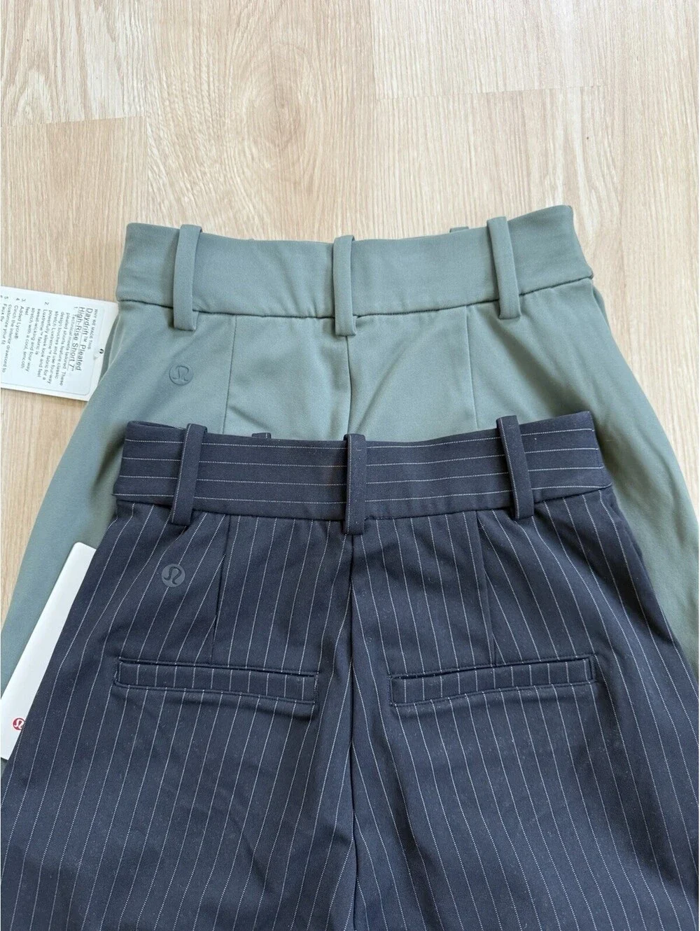 NWT Lululemon Bundle of (2) Daydrift Pleated High-Rise Shorts 7